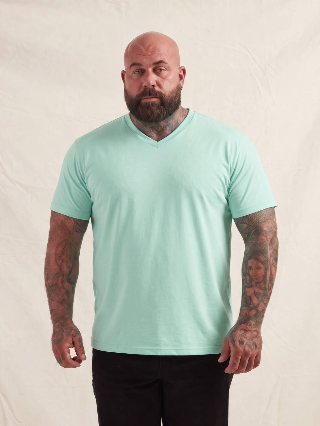 River Green V-Neck T-Shirt