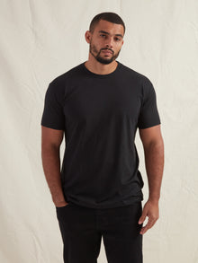 Tall Black Crew Neck T-Shirt
