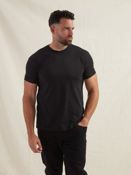 Black Crew Neck T-Shirt