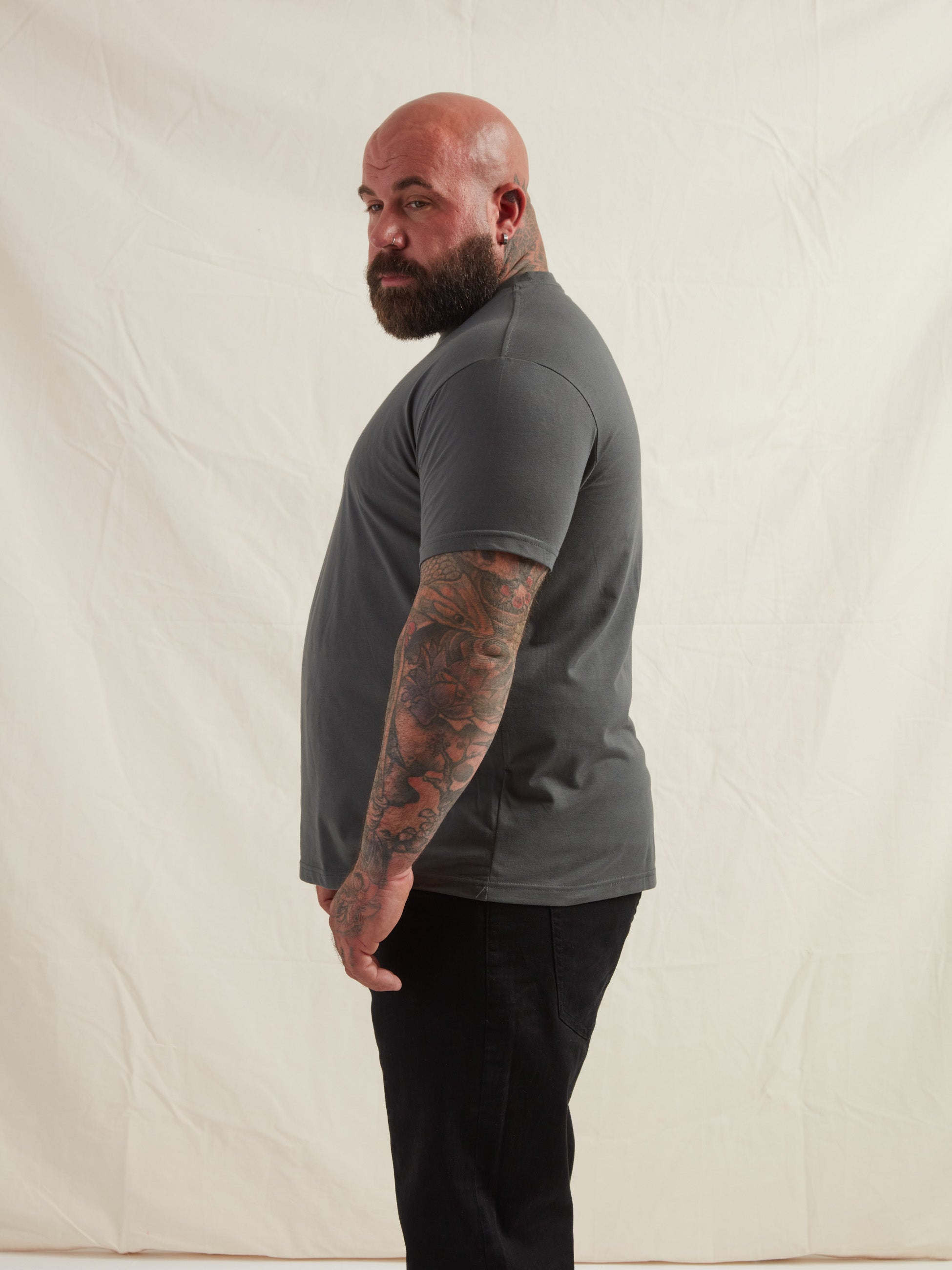 Load image into Gallery viewer, Carbon Crew Neck T-Shirt
