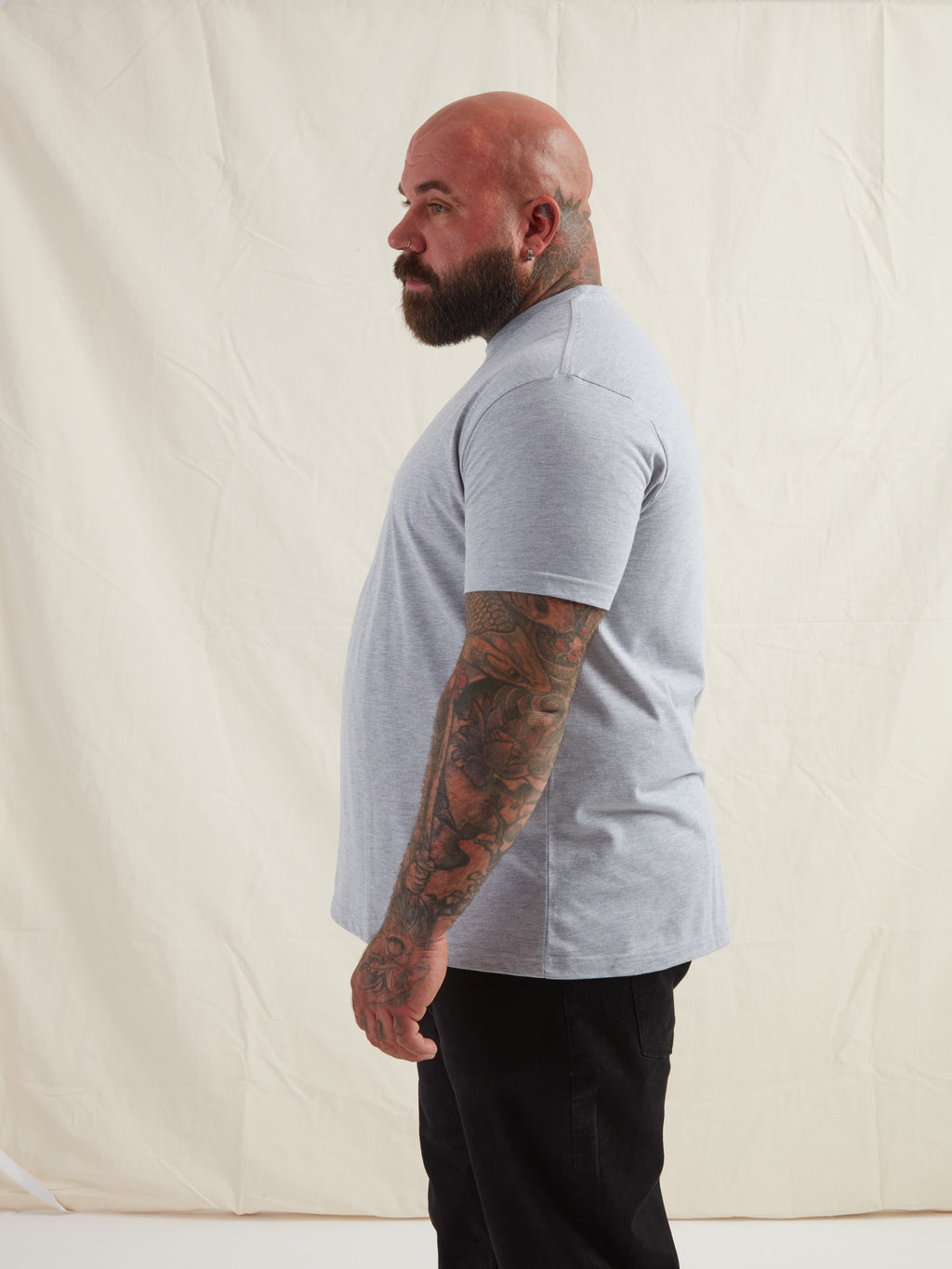 Heather Grey Crew Neck T-Shirt