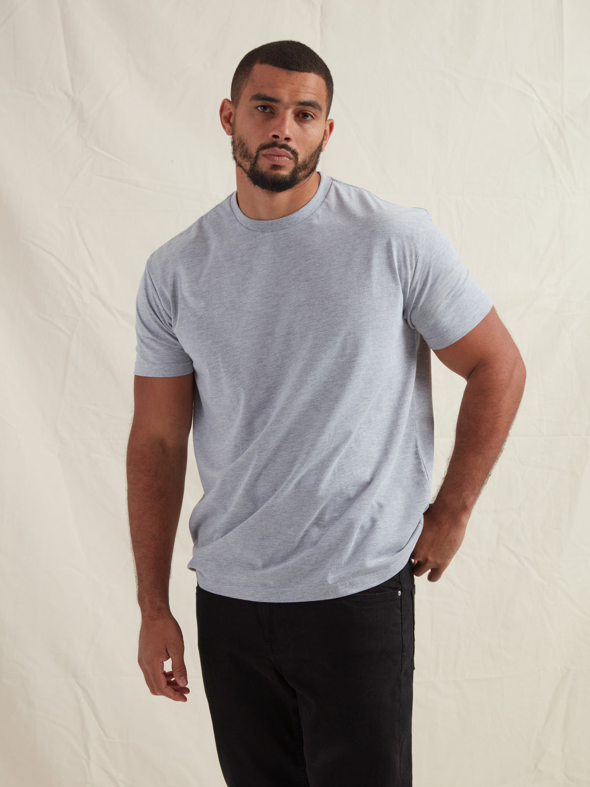 Tall Heather Grey Crew Neck T-Shirt