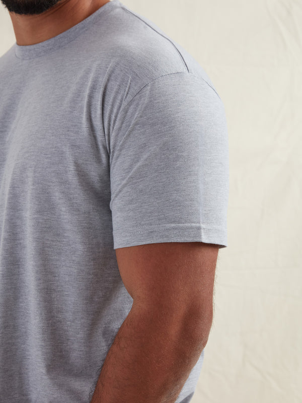 Tall Heather Grey Crew Neck T-Shirt
