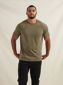 Tall Khaki Crew Neck T-Shirt