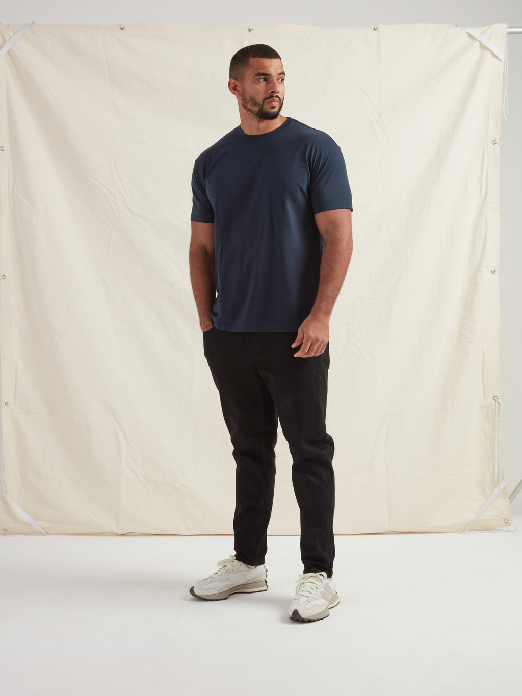 Tall Navy Crew Neck T-Shirt