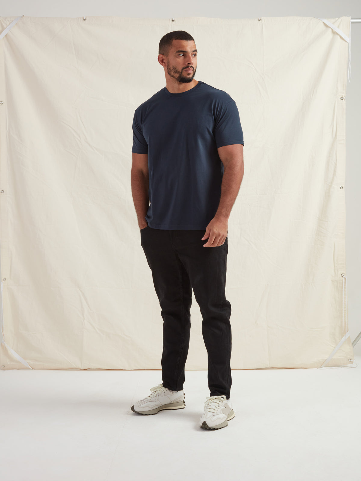 Tall Navy Crew Neck T-Shirt