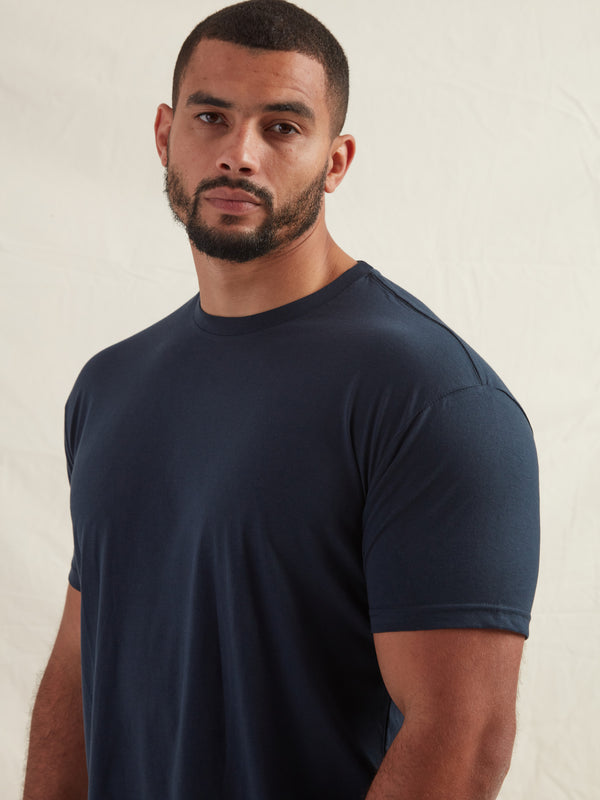 Tall Navy Crew Neck T-Shirt