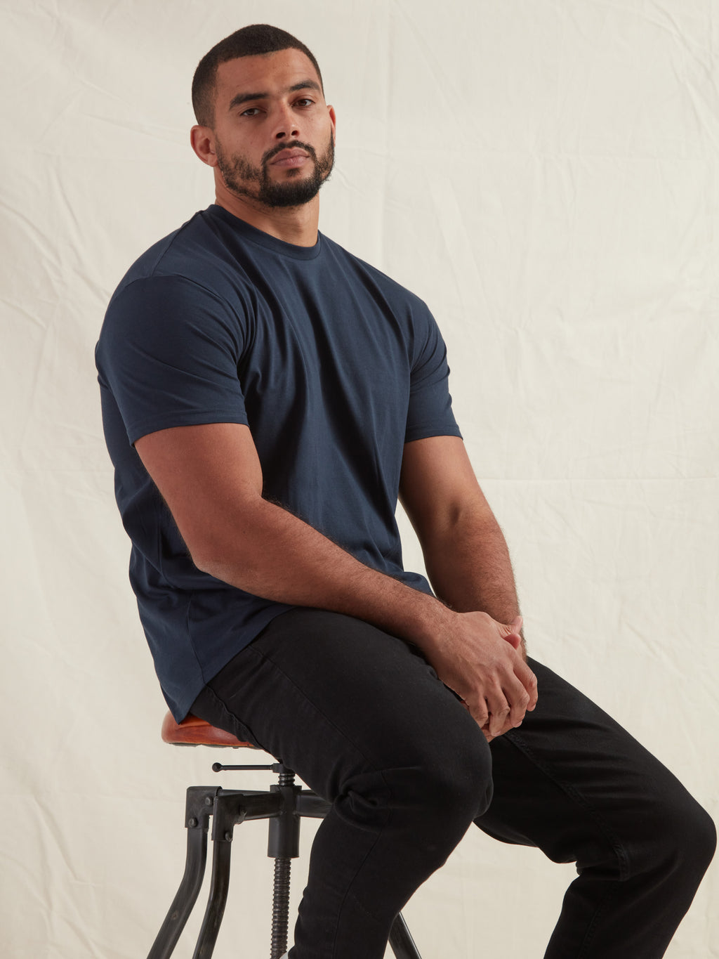 Tall Navy Crew Neck T-Shirt
