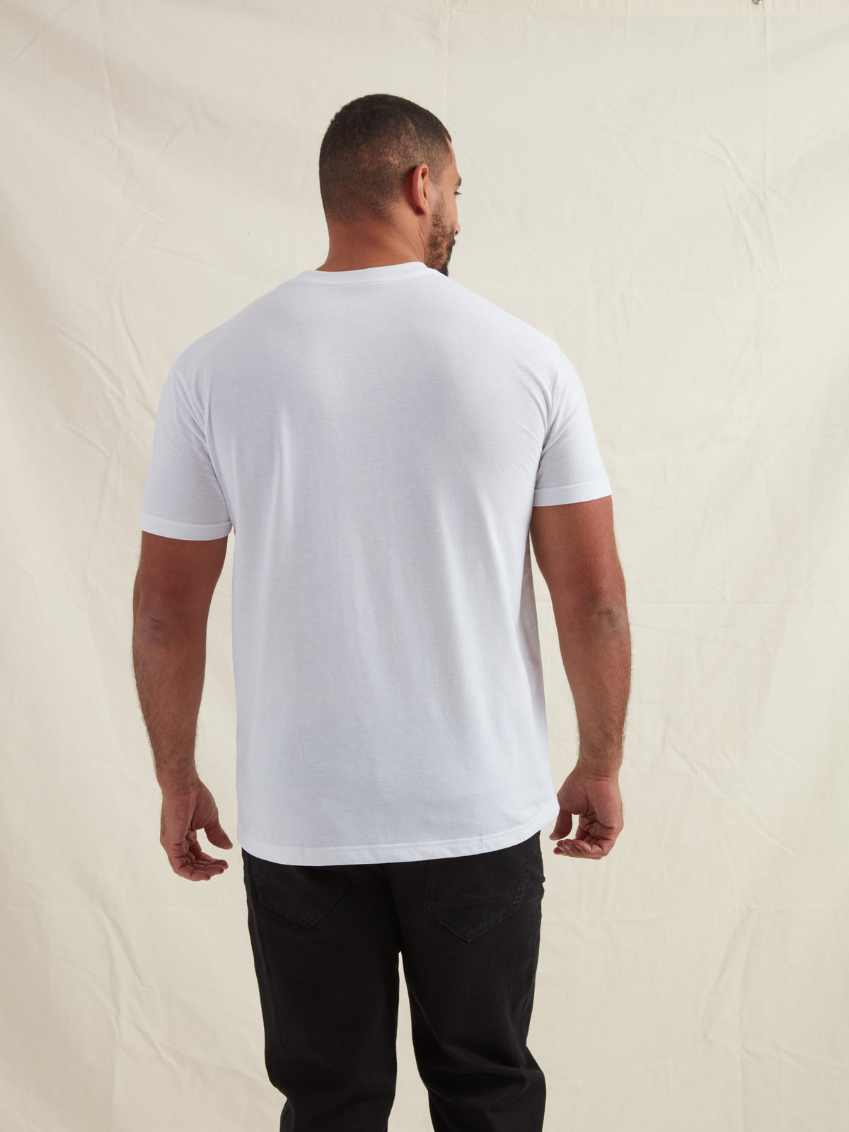 Tall White Crew Neck T-Shirt