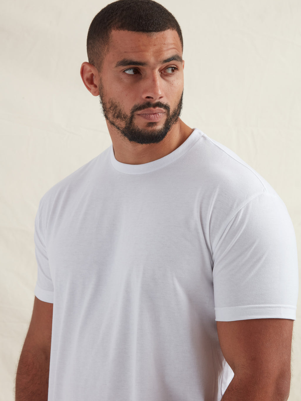 Tall White Crew Neck T-Shirt