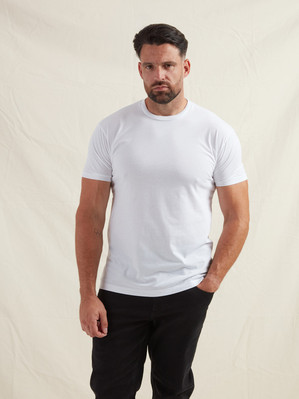 White Crew Neck T-Shirt