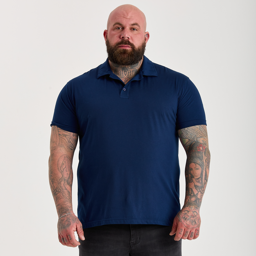 Deep Blue Polo Shirt