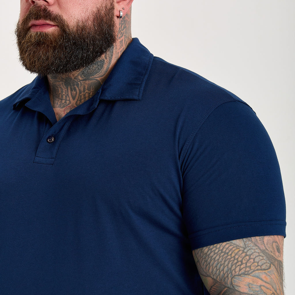 Deep Blue Polo Shirt