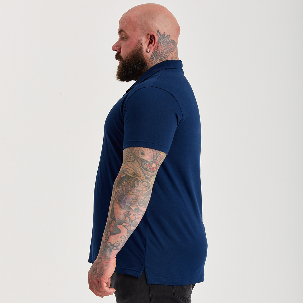 Deep Blue Polo Shirt