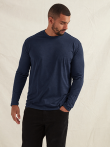 Tall Navy Long Sleeve T-Shirt