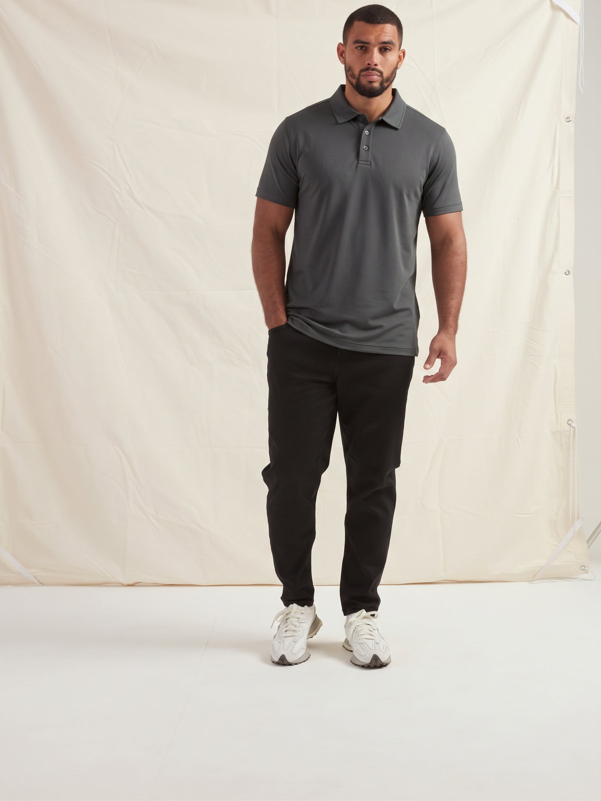 Tall Carbon Polo Shirt