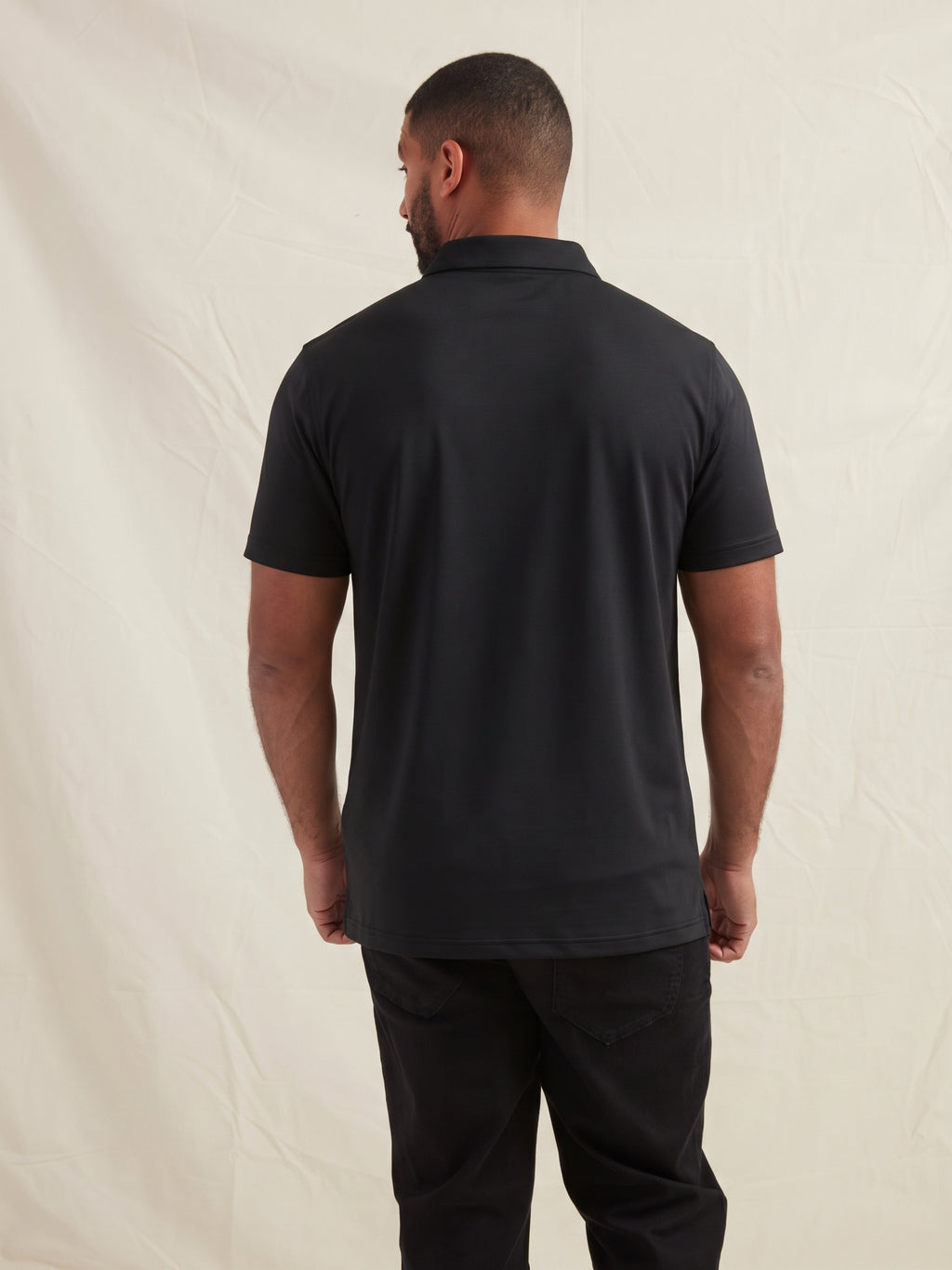 Tall Black Polo Shirt