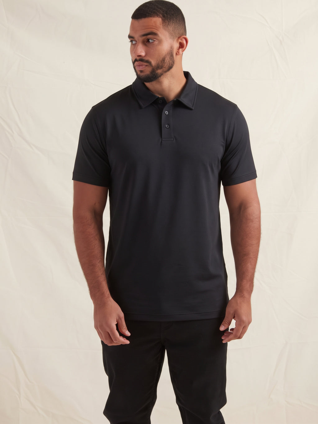 Tall Black Polo Shirt