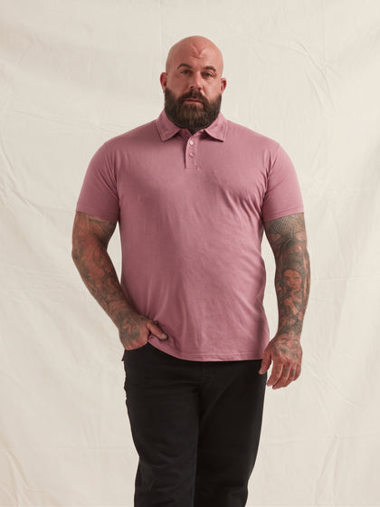 Dusty Rose Polo Shirt