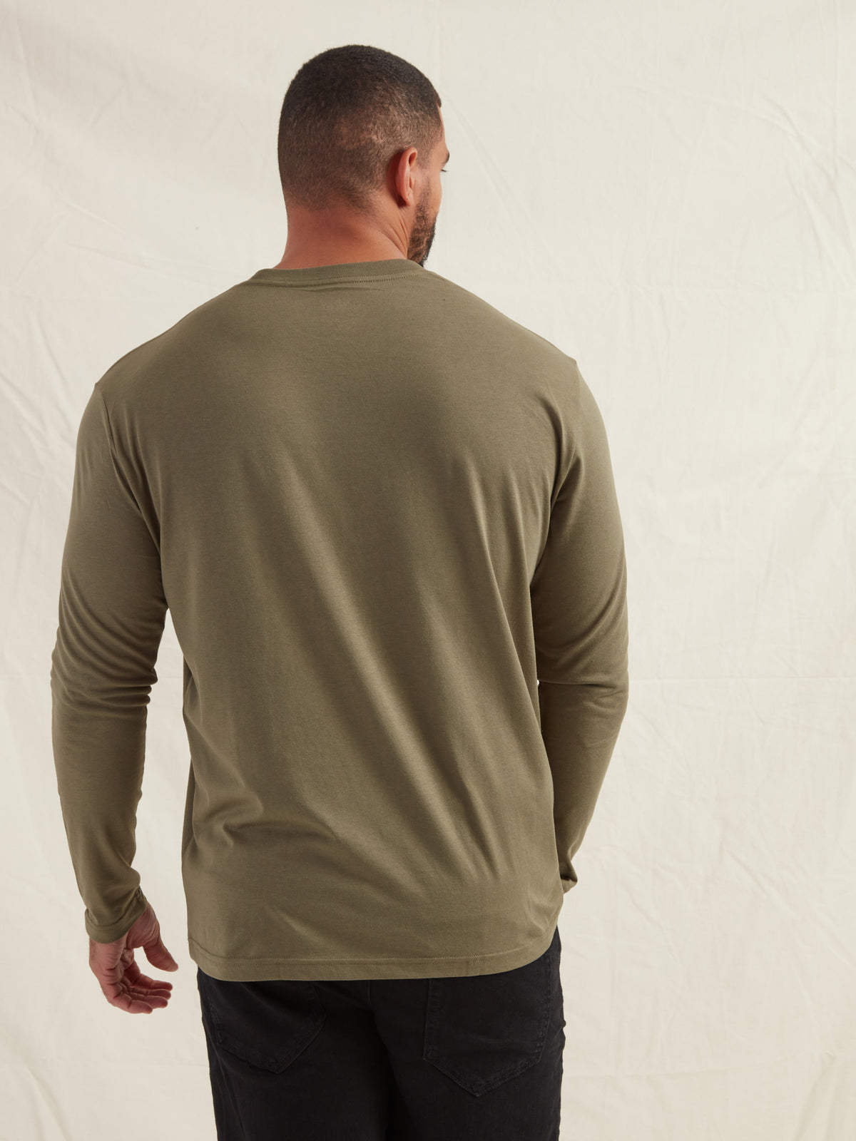 Khaki Long Sleeve T-Shirt