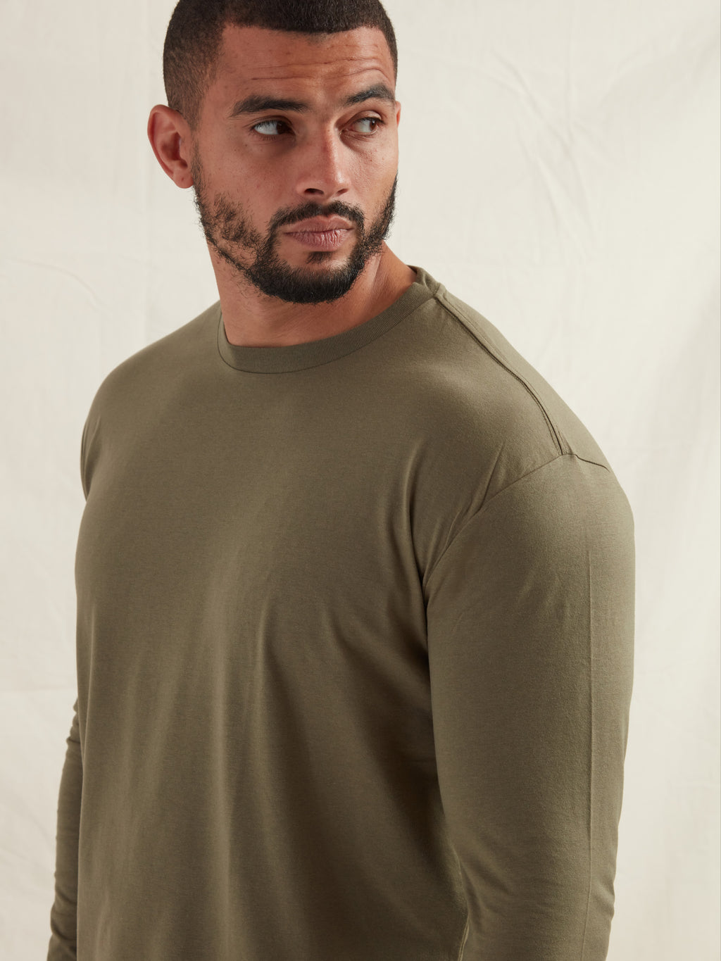 Khaki Long Sleeve T-Shirt