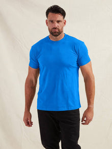 Tall Ibiza Blue Crew Neck T-Shirt