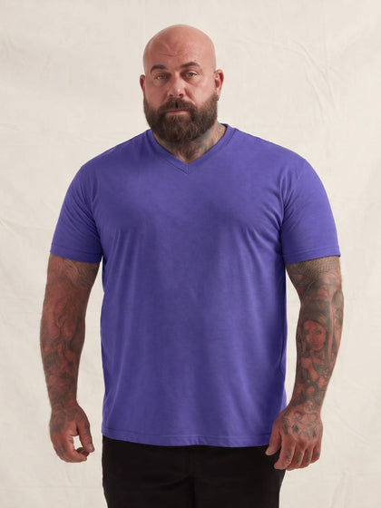 Skipper Blue V-Neck T-Shirt