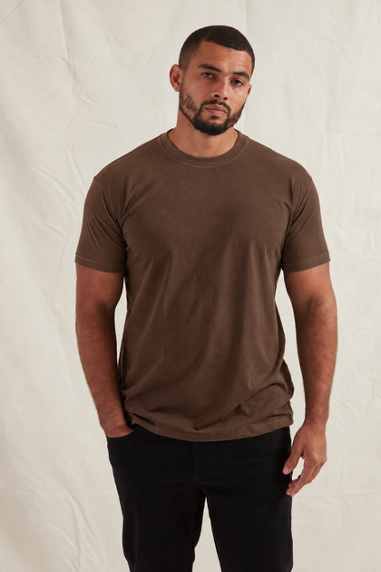 Tall Chocolate Crew Neck T-Shirt