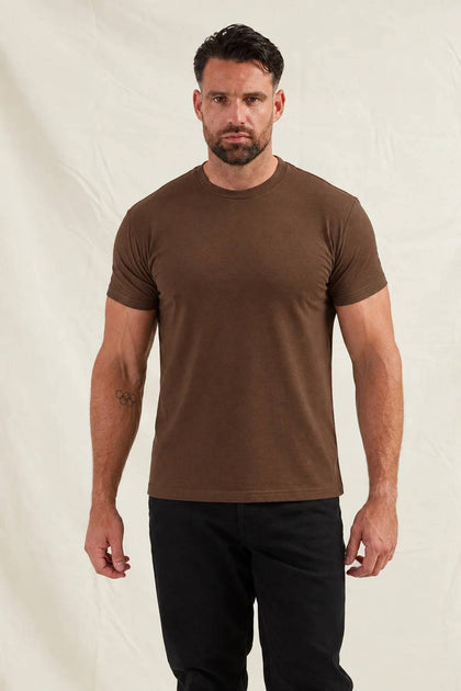 Chocolate Crew Neck T-Shirt