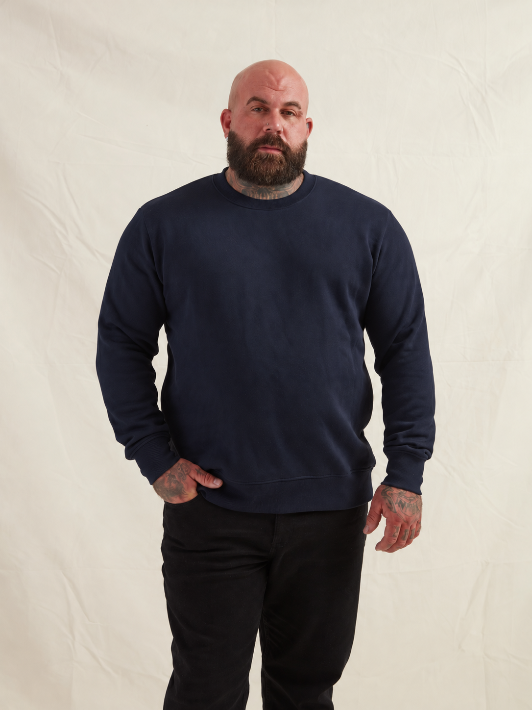 Load image into Gallery viewer, Navy Sweatshirt
