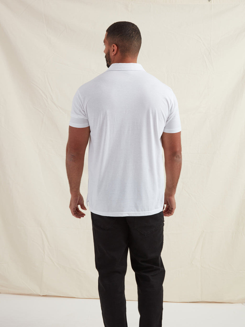 Tall White Polo Shirt