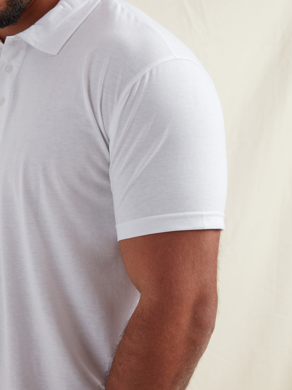 Tall White Polo Shirt
