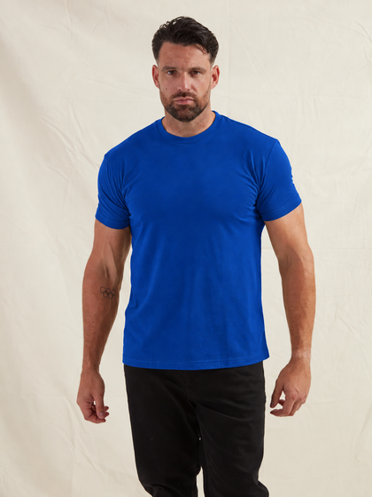 Royal Blue Crew Neck T-Shirt