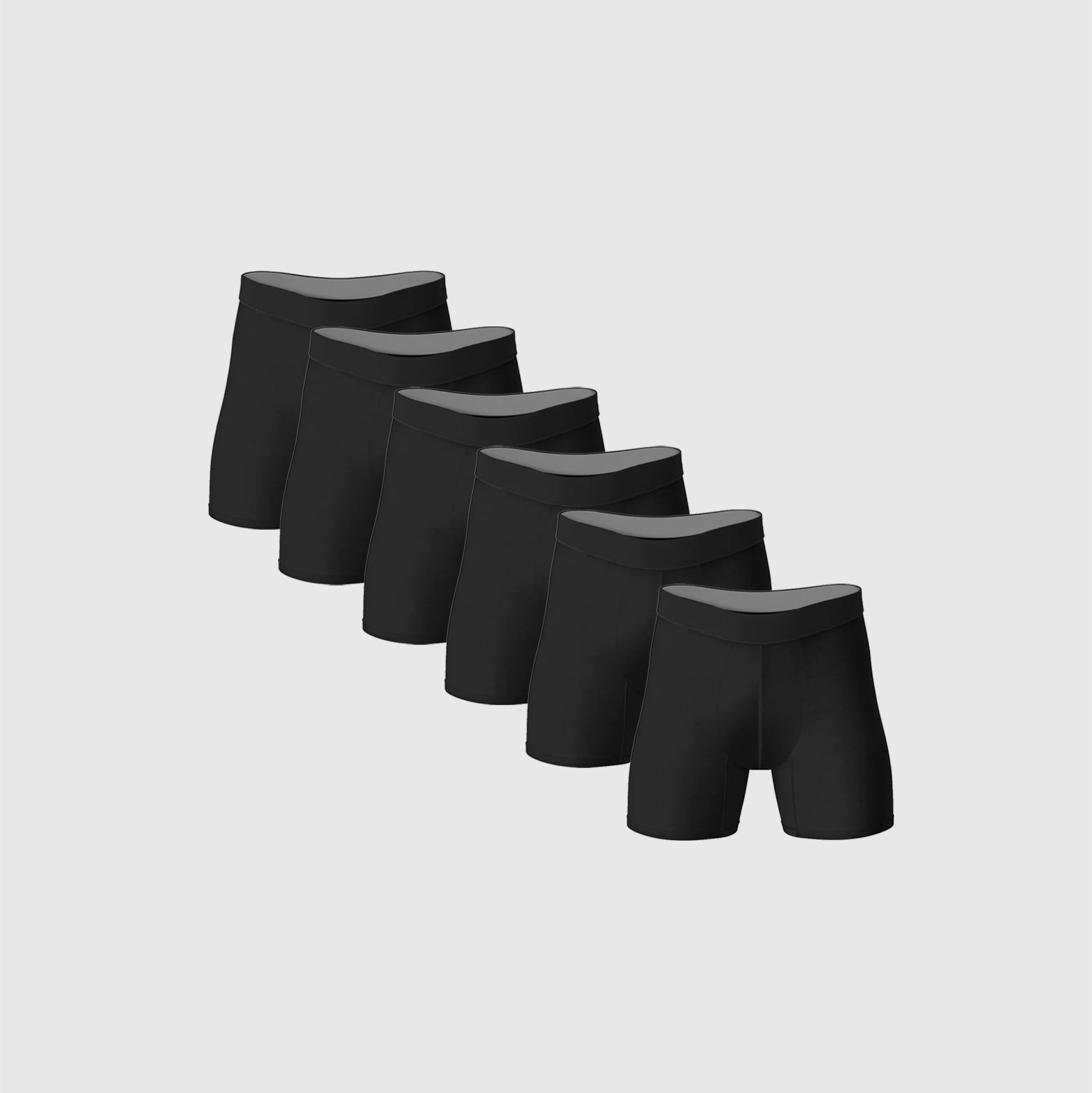 Load image into Gallery viewer, Black Boxer Briefs 6-Pack
