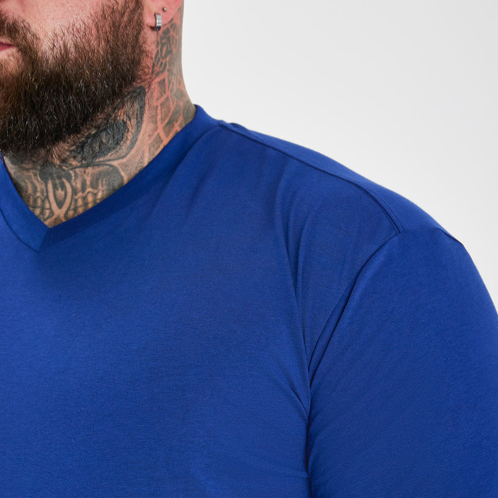 Royal Blue V-Neck T-Shirt