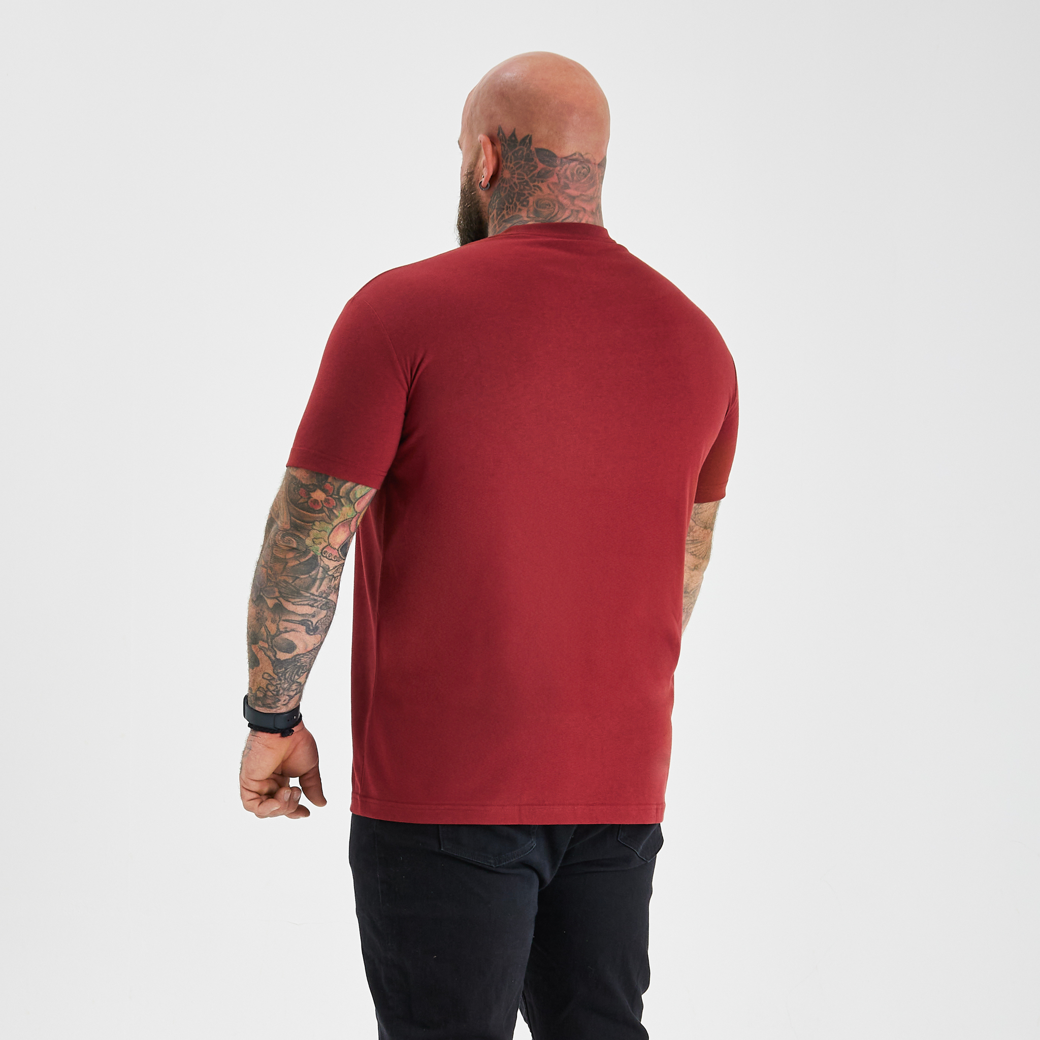 Load image into Gallery viewer, Burgundy Crew Neck
