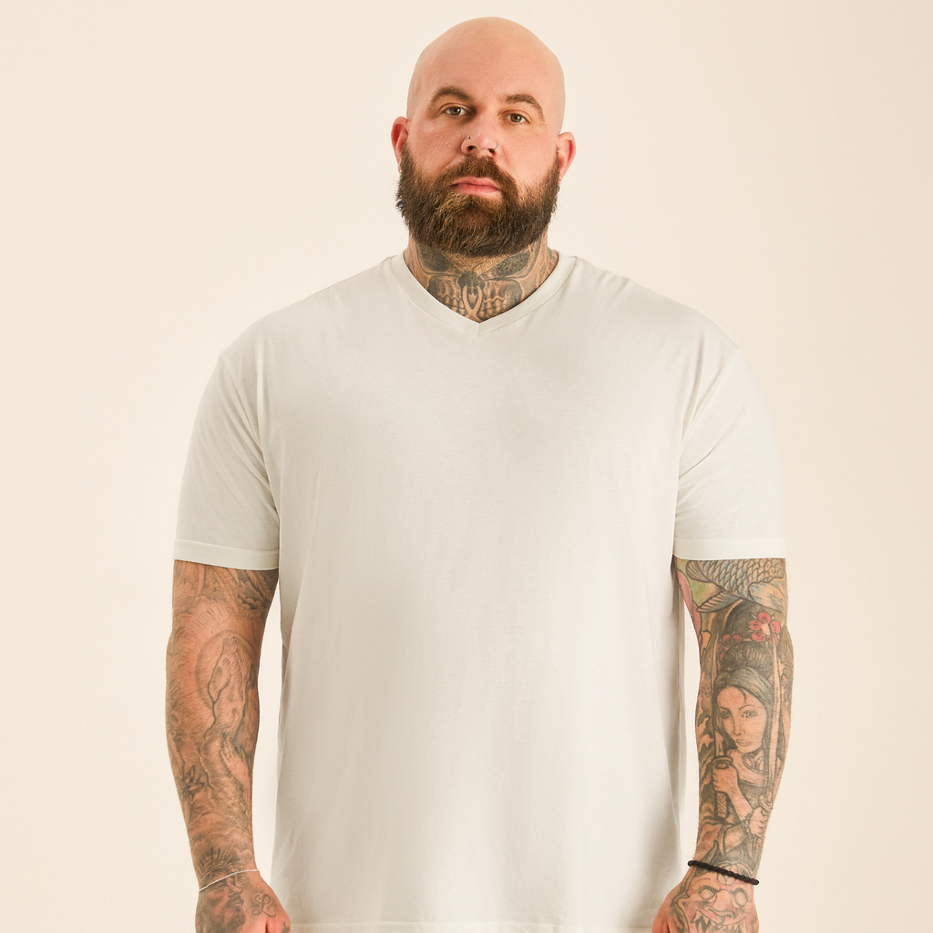 Marshmallow V-Neck T-Shirt
