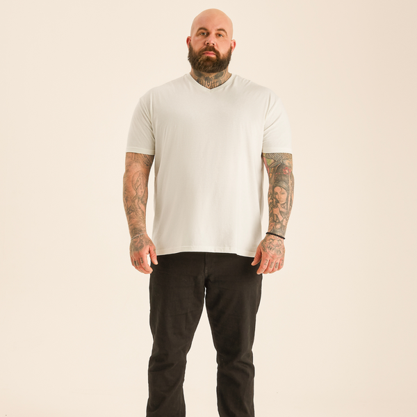 Marshmallow V-Neck T-Shirt