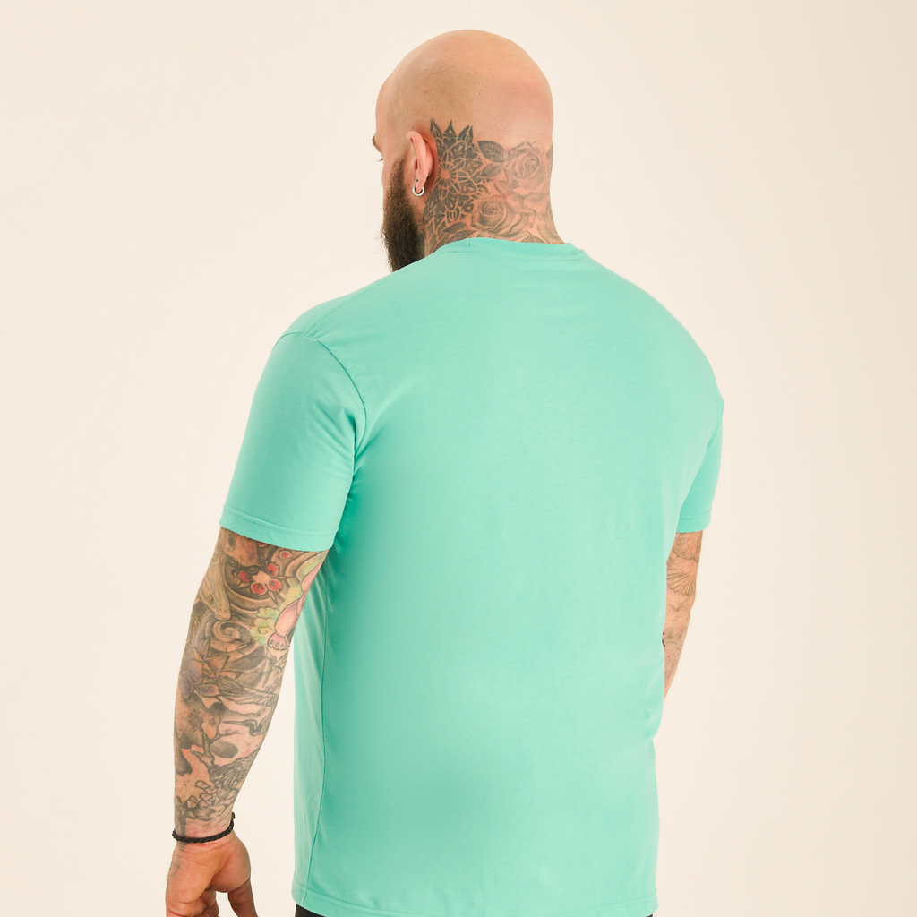 Aqua Crew Neck T-Shirt