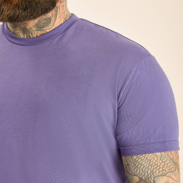 Tall Purple Crew Neck T-Shirt