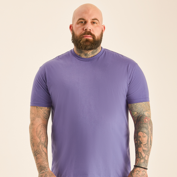 Purple Crew Neck T-Shirt