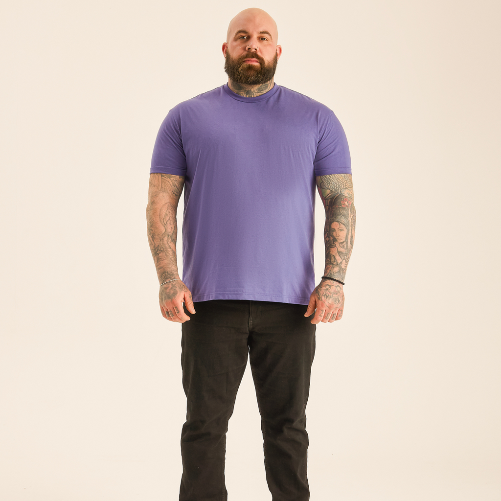 Tall Purple Crew Neck T-Shirt