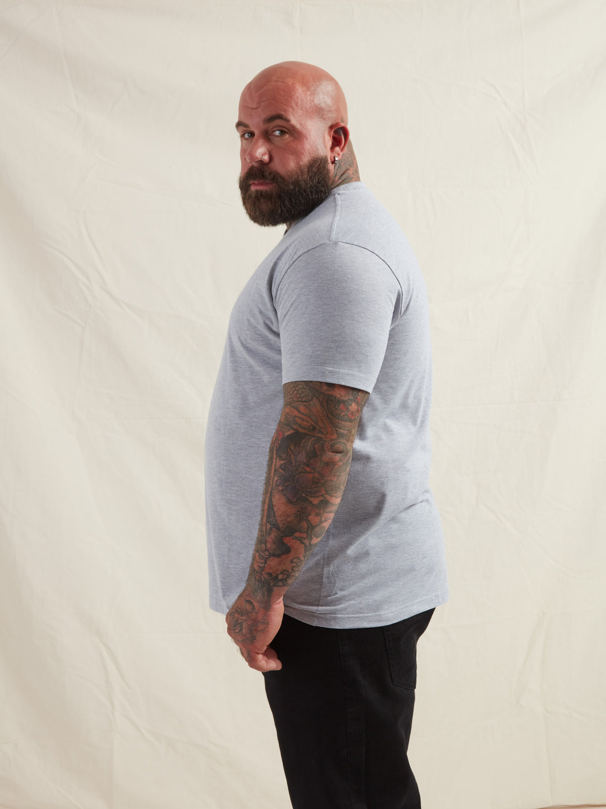 Heather Grey V-Neck T-Shirt