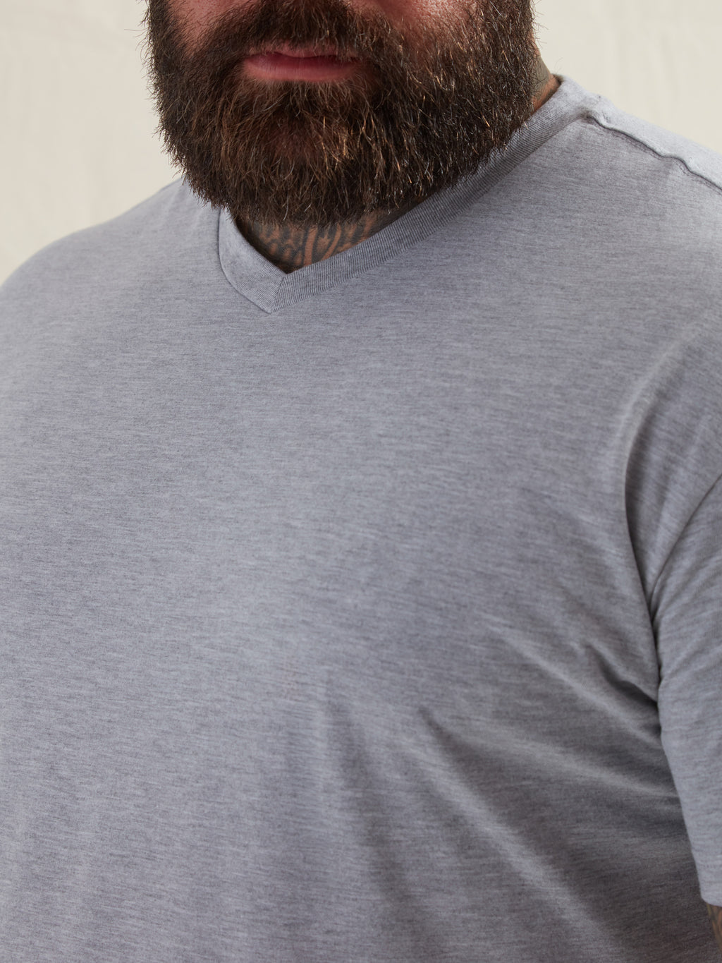 Heather Grey V-Neck T-Shirt