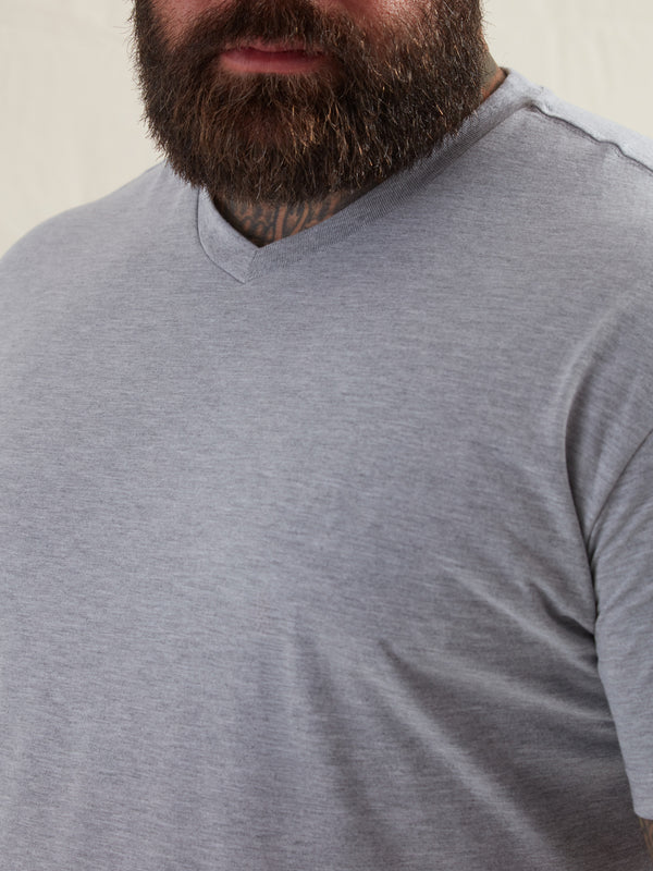 Heather Grey V-Neck T-Shirt