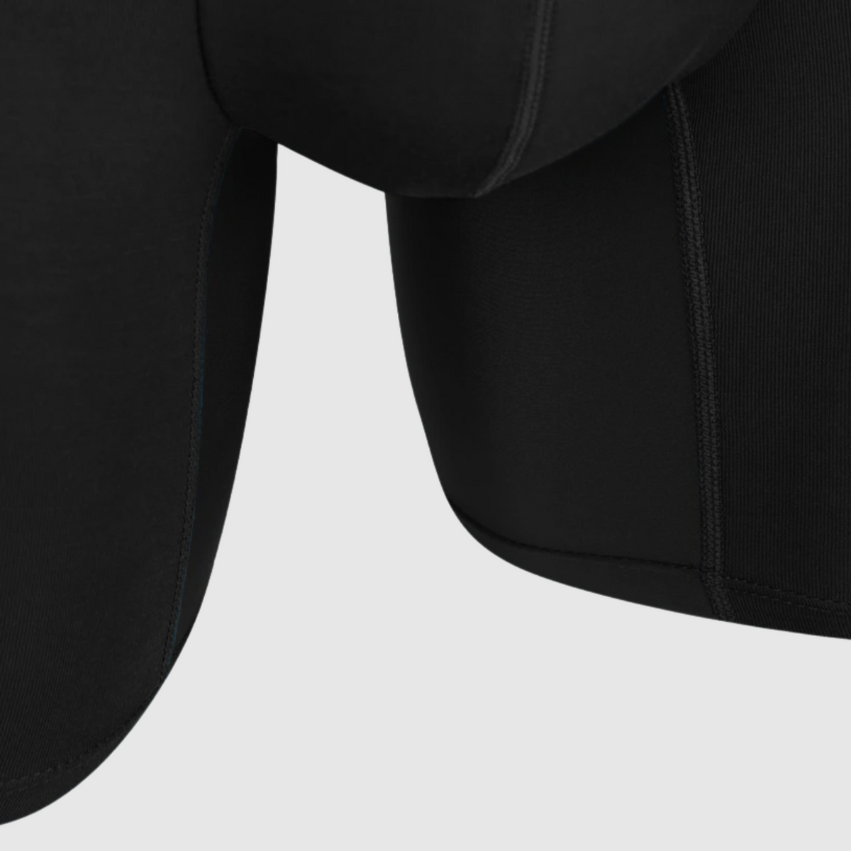 Black Anti-Chafe Bamboo Boxer Briefs