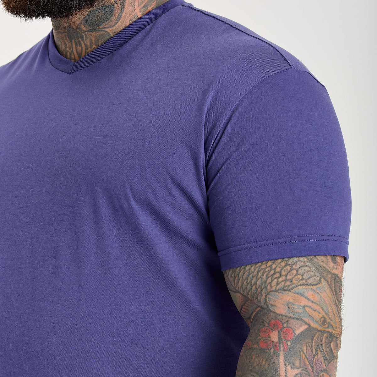 Skipper Blue V-Neck T-Shirt
