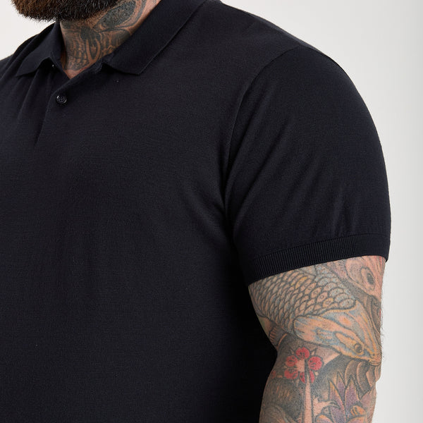 All Black Dress Polo Short Sleeve 3-Pack