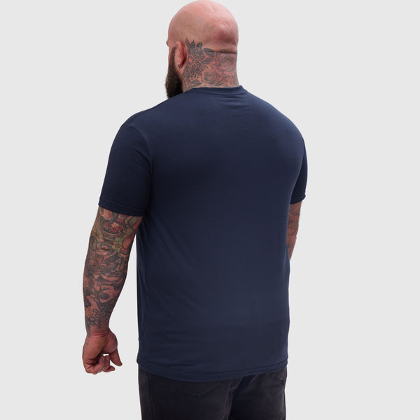 Navy Pocket Crew Neck T-Shirt
