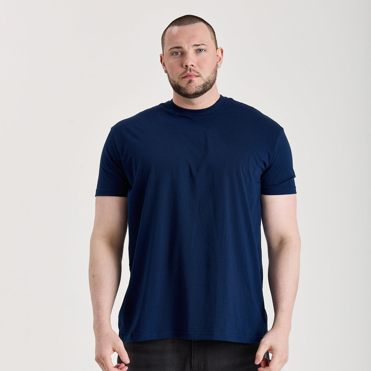 Tall Deep Blue Crew Neck T-Shirt